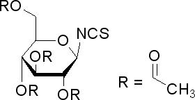 2,3,4,6-四乙酰基-β-D-葡萄糖异硫氰酸酯-CAS:14152-97-7