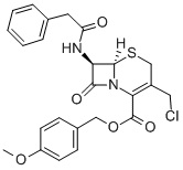 7-苯乙酰氨基-3-氯甲基-4-头孢烷酸对甲氧基苄酯-CAS:104146-10-3