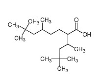 异硬脂酸(=2,2,4,8,10,10-六甲基十一烷-5-羧酸)-CAS:54680-48-7