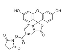 5-羧基荧光素 N-琥珀酰亚胺酯-CAS:92557-80-7