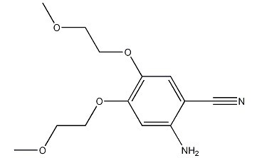 2-氨基-4,5-双(2-甲氧基乙氧基)苯腈-CAS:950596-58-4