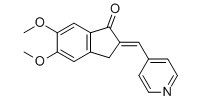 5,6-二甲氧基-2-(4-吡啶基)亚甲基-1-茚酮-CAS:4803-74-1