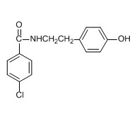 N-(4-氯苯甲酰基)-酪胺-CAS:41859-57-8