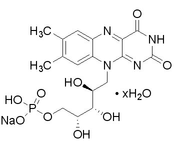 核黄素-5′-磷酸钠盐，二水-CAS:6184-17-4