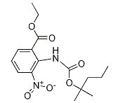 2-((叔丁氧基羰基)氨基)-3-硝基苯甲酸乙酯-CAS:136285-65-9