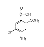 4-氨基-5-氯-2-甲氧基苯甲酸-CAS:7206-70-4