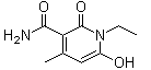 1-乙基-1,2-二氢-6-羟基-4-甲基-2-氧代-3-吡啶甲酰胺-CAS:29097-12-9