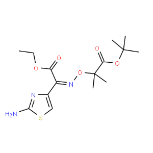 (Z)-2-(2-氨基噻唑-4-基)-2-(1-叔丁氧羰基-1-甲基)乙氧亚氨基乙酸乙酯-CAS:86299-46-9