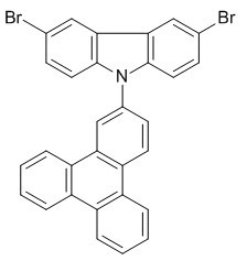 3,6-二溴-9-(三亚苯-2-基)咔唑-CAS:1351870-16-0