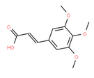 3,4,5-三甲氧基苯丙烯酸-CAS:90-50-6