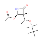 (3R,4R)-(+)-4-乙酰氧基-3-[1-(R)-(叔-丁基二甲基硅氧基)乙基]-2-氮杂环丁酮-CAS:76855-69-1