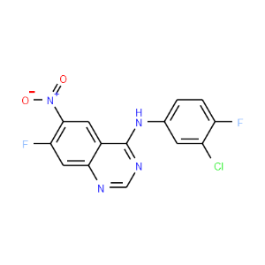 N-(3-氯-4-氟苯基)-7-氟-6-硝基-4-喹唑啉胺-CAS:162012-67-1