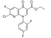 甲酸乙酯1-(2,4-二氟苯基)-7-氯-6-氟-4-氧代羟基吡啶[2,3-B]吡啶-3-羧酸-CAS:100491-29-0