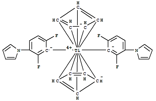 双(1-(2,4-二氟苯基)-3-吡咯基)二茂钛-CAS:125051-32-3