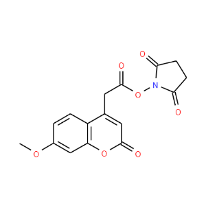 7-甲氧基-2-氧代苯并吡喃-4-乙酸 N-丁二酰亚胺酯-CAS:359436-89-8