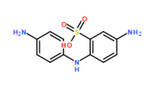 5-氨基-2-[(4-氨基苯基)氨基]苯磺酸-CAS:119-70-0