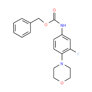 (3-氟-4-吗啉-4-基苯基)氨基甲酸苄酯-CAS:168828-81-7