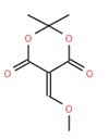 5-(甲氧亚甲基)-2,2-二甲基-1,3-二氧杂环已烷-4,6-二酮-CAS:15568-85-1