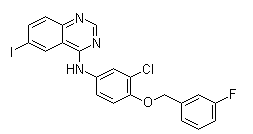 N-[3-氯-4-(3-氟苄氧基)苯基]-6-碘喹唑啉-4-胺-CAS:231278-20-9