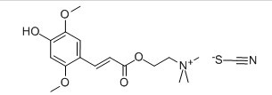 芥子碱硫氰酸盐-CAS:7431-77-8