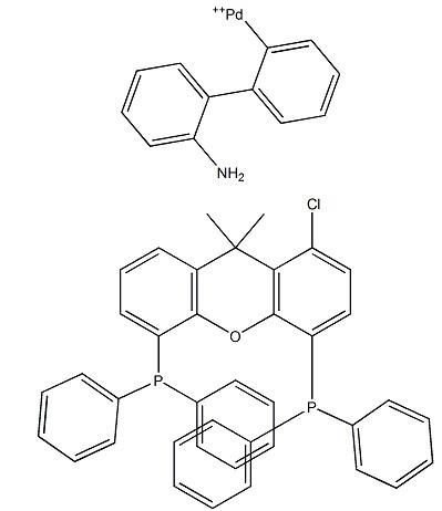 氯[(4,5-双(二苯基膦)-9,9-二甲基氧杂蒽)-2-(2-氨基联苯)]钯(II)-CAS:1375325-77-1