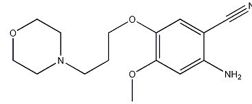 2-氨基-4-甲氧基-5-(3-吗啉丙氧基)苯甲腈-CAS:675126-26-8