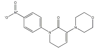 5,6-二氢-3-(4-吗啉基)-1-(4-硝基苯基)-2(1H)-吡啶酮-CAS:503615-03-0