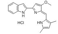 2-(2-((3,5-二甲基-1H-吡咯-2-基)亚甲基)-3-甲氧基-2H-吡咯-5-基)-1H-吲哚 甲烷磺酸酯-CAS:803712-79-0
