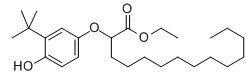 α-（3-特丁基-4-羟基苯氧基）-十四酸乙酯-CAS:31994-60-2