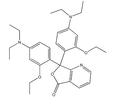 3,3-二(4-二乙基氨基-2-乙氧基苯基)-4-氮杂苯酞-CAS:132467-74-4