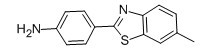 2-(4-氨基苯基)-6-甲基苯并噻唑-CAS:92-36-4