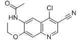 N-(4-氯-3-氰基-7-乙氧基喹啉-6-基)乙酰胺-CAS:848133-76-6