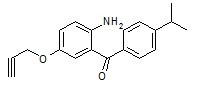 (2-氨基-5-炔丙氧苯基)-(4'-异丙苯)-苯甲酮-CAS: