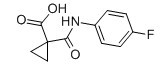 1-(4-氟苯基氨基甲酰基)环丙烷羧酸-CAS:849217-48-7