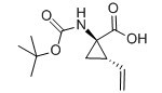 (1R,2S)-1-叔丁氧羰基氨基-2-乙烯基环丙烷甲酸-CAS:159622-10-3