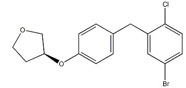 (3S)-3-[4-[(5-溴-2-氯苯基)甲基]苯氧基]四氢呋喃-CAS:915095-89-5