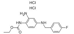 瑞替加滨二盐酸盐-CAS:150812-13-8