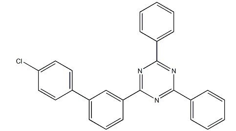 2-(4'-氯[1,1'-联苯]-3-基)-4,6-二苯基-1,3,5-三嗪-CAS:1443049-85-1