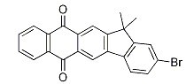 2-溴-13,13-二甲基-13H-茚并[1,2-b]蒽-6,11-二酮-CAS:1196107-73-9