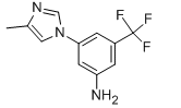 3-(4-甲基-1H-咪唑-1-基)-5-(三氟甲基)苯胺-CAS:641571-11-1
