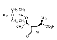 (3S,4S)-3-[(R)-1-(叔丁基二甲基硅氧基)乙基]-4-[(R)-1-羰乙基]-2-氮杂环丁酮-CAS:90776-58-2