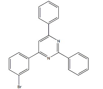 4-(3-溴苯基)-2,6-二苯基嘧啶-CAS:864377-28-6