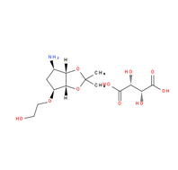 2-((3aR,4S,6R,6aS)-6-氨基-2,2-甲基四氢-3aH-环戊基[d][1,3]并二氧-4-氧)乙醇L-酒石酸盐-CAS:376608-65-0