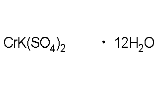Chromium potassium sulfate dodecahydrate-CAS:7788-99-0