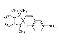 1,3,3-三甲基吲哚-6'-硝基苯并二氢吡喃并螺烷 [光致变色化合物]-CAS:1498-88-0