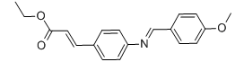4-[(4-甲氧基苯亚甲基)氨基]肉桂酸乙酯-CAS:6421-30-3