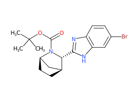 (1R,3S,4S)-3-(6-溴-1H-苯并咪唑-2-基)-2-氮杂双环[2.2.1]庚烷-2-羧酸叔丁酯-CAS:1256387-74-2
