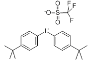 双［4-(1,1-二甲基乙基)苯基］碘鎓与三氟甲磺酸的盐-CAS:84563-54-2