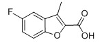 5-氟-3-甲基苯并呋喃-2-羧酸-CAS:81718-76-5