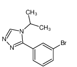 3-(3-溴苯基)-4-异丙基-4H-1,2,4-三唑-CAS:1550367-95-7